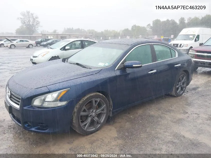 2014 Nissan Maxima 3.5 Sv VIN: 1N4AA5AP7EC463209 Lot: 40373542