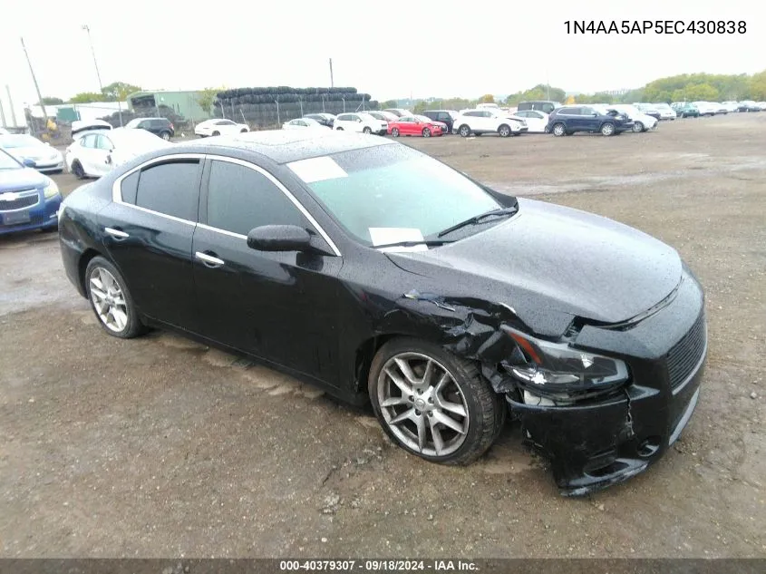 1N4AA5AP5EC430838 2014 Nissan Maxima S/Sv