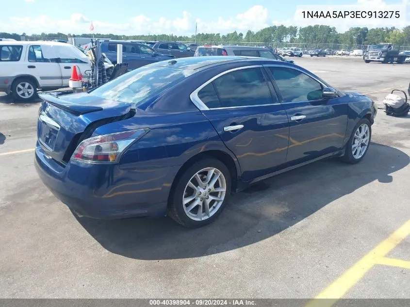 2014 Nissan Maxima 3.5 Sv VIN: 1N4AA5AP3EC913275 Lot: 40398904