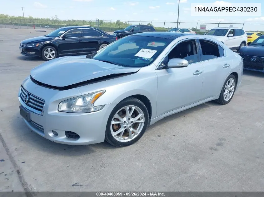 1N4AA5AP9EC430230 2014 Nissan Maxima 3.5 Sv