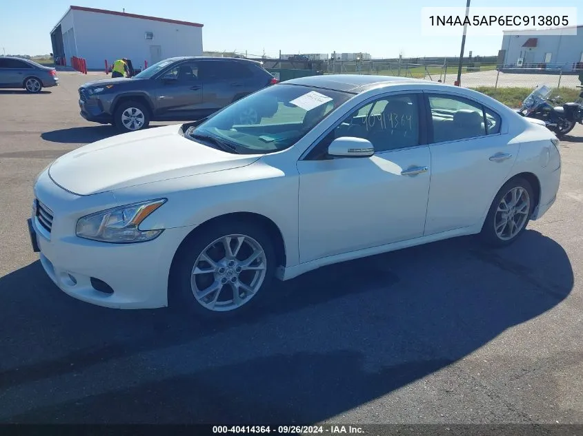 1N4AA5AP6EC913805 2014 Nissan Maxima S/Sv