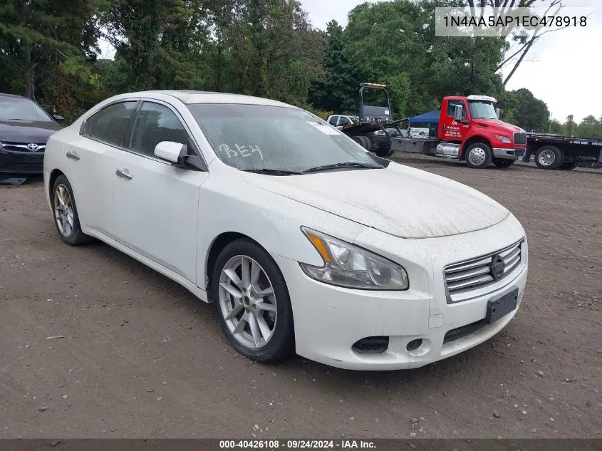 1N4AA5AP1EC478918 2014 Nissan Maxima