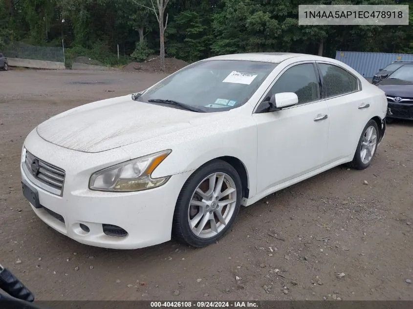 1N4AA5AP1EC478918 2014 Nissan Maxima