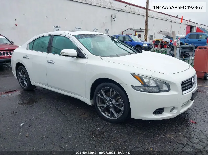 1N4AA5AP5EC492367 2014 Nissan Maxima 3.5 S