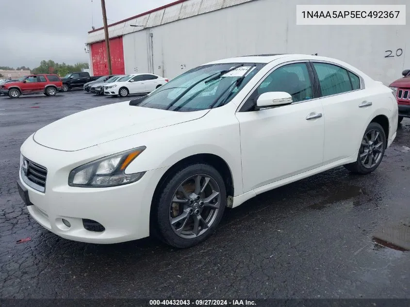 1N4AA5AP5EC492367 2014 Nissan Maxima 3.5 S