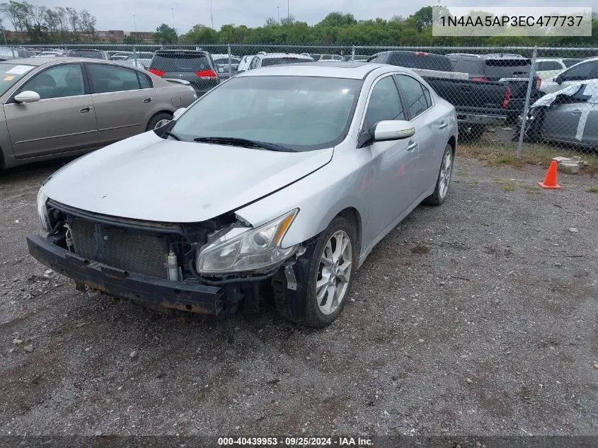 2014 Nissan Maxima 3.5 Sv VIN: 1N4AA5AP3EC477737 Lot: 40439953