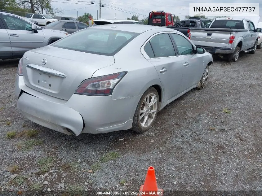 2014 Nissan Maxima 3.5 Sv VIN: 1N4AA5AP3EC477737 Lot: 40439953