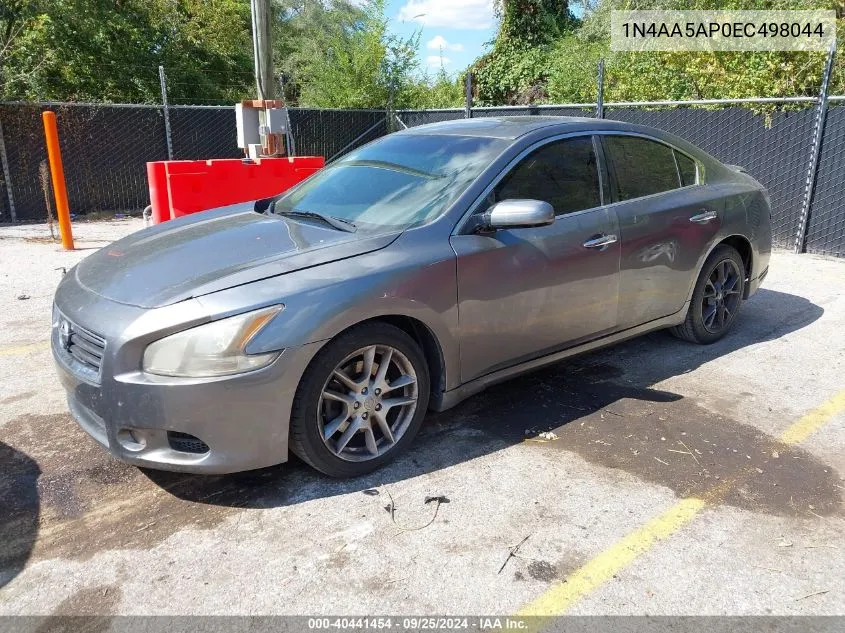 2014 Nissan Maxima 3.5 S VIN: 1N4AA5AP0EC498044 Lot: 40441454