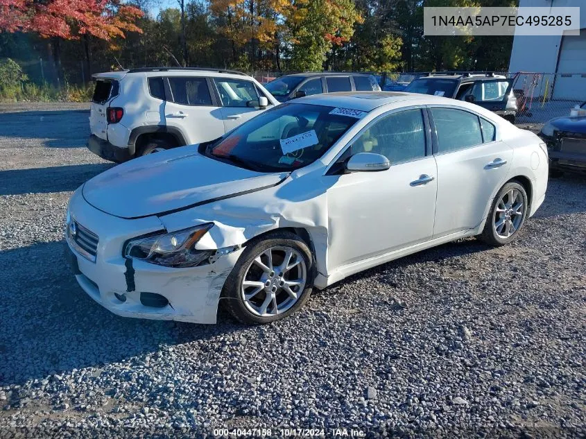 2014 Nissan Maxima 3.5 Sv VIN: 1N4AA5AP7EC495285 Lot: 40447158