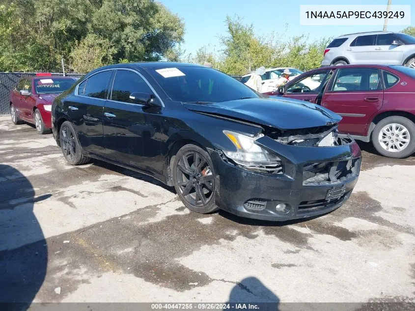 2014 Nissan Maxima 3.5 Sv VIN: 1N4AA5AP9EC439249 Lot: 40447255