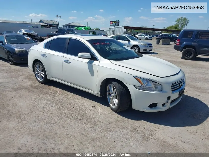 2014 Nissan Maxima 3.5 S/3.5 Sv VIN: 1N4AA5AP2EC453963 Lot: 40452574