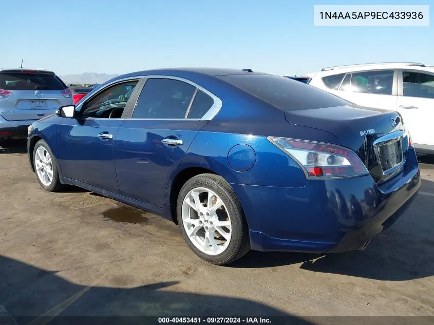 1N4AA5AP9EC433936 2014 Nissan Maxima 3.5 Sv