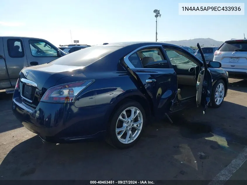 1N4AA5AP9EC433936 2014 Nissan Maxima 3.5 Sv