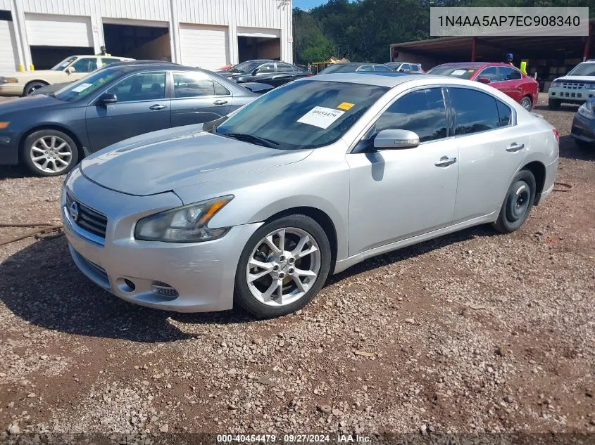 2014 Nissan Maxima 3.5 Sv VIN: 1N4AA5AP7EC908340 Lot: 40454479