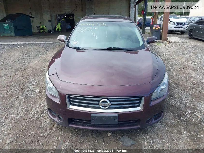 1N4AA5AP2EC909024 2014 Nissan Maxima S/Sv