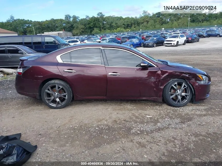 1N4AA5AP2EC909024 2014 Nissan Maxima S/Sv