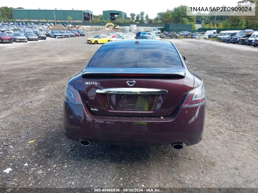 1N4AA5AP2EC909024 2014 Nissan Maxima S/Sv