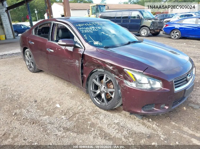 2014 Nissan Maxima S/Sv VIN: 1N4AA5AP2EC909024 Lot: 40466936