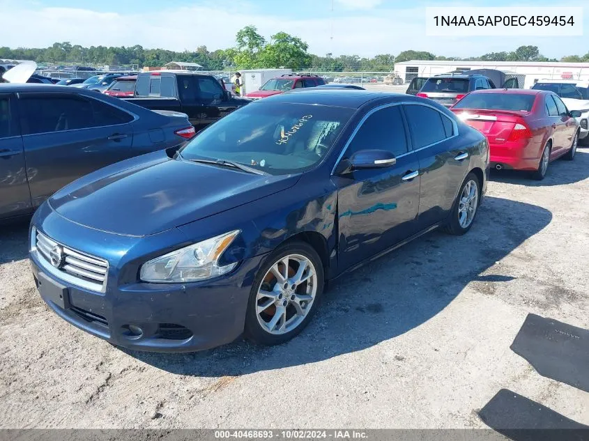 2014 Nissan Maxima 3.5 Sv VIN: 1N4AA5AP0EC459454 Lot: 40468693