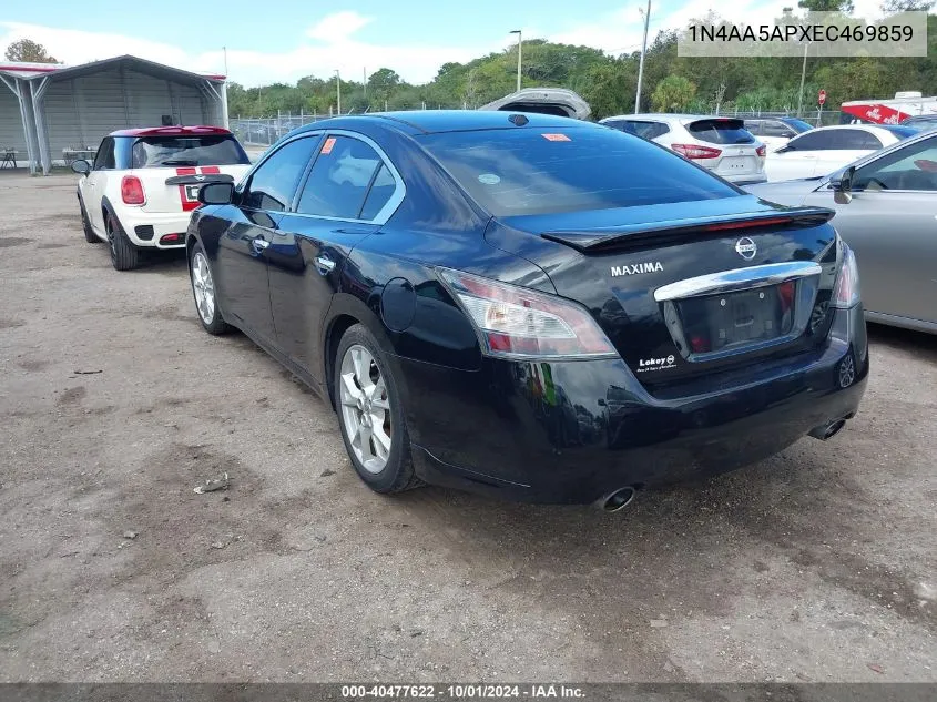 2014 Nissan Maxima S/Sv VIN: 1N4AA5APXEC469859 Lot: 40477622