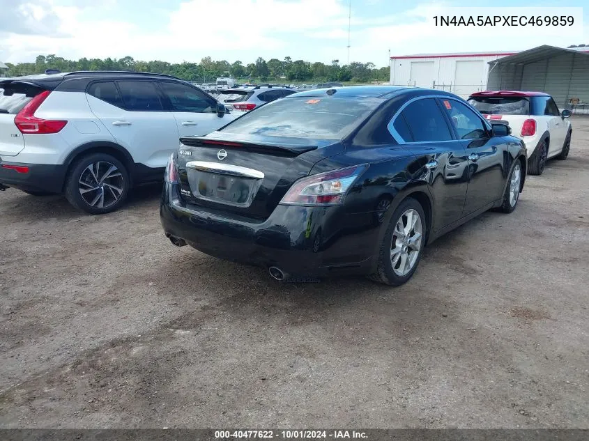 2014 Nissan Maxima S/Sv VIN: 1N4AA5APXEC469859 Lot: 40477622