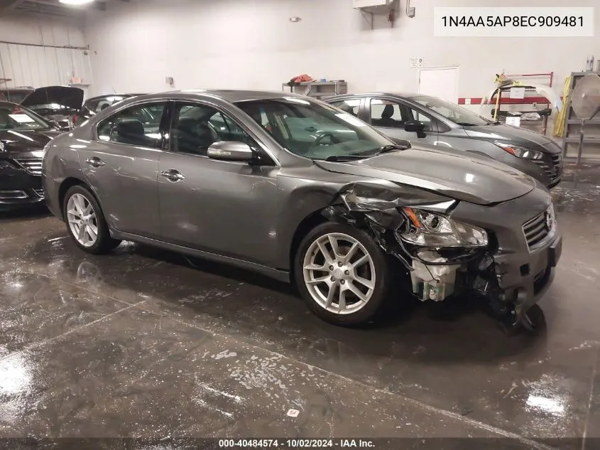 1N4AA5AP8EC909481 2014 Nissan Maxima 3.5 Sv