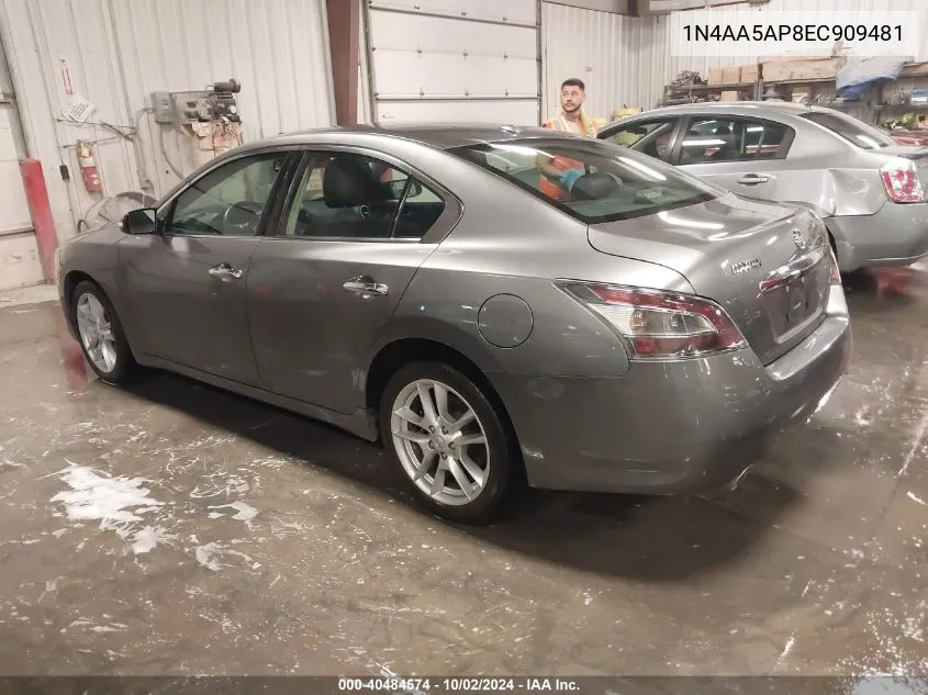 1N4AA5AP8EC909481 2014 Nissan Maxima 3.5 Sv