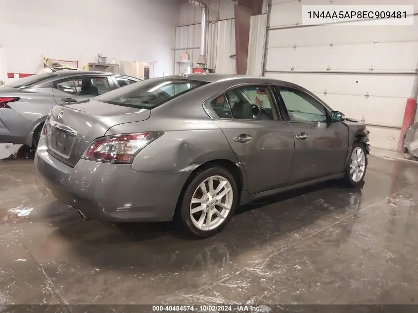 1N4AA5AP8EC909481 2014 Nissan Maxima 3.5 Sv