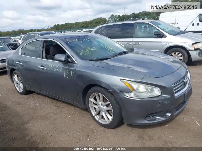 2014 Nissan Maxima 3.5 S/3.5 Sv VIN: 1N4AA5AP7EC495545 Lot: 40490192