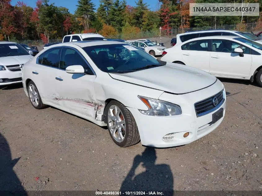 2014 Nissan Maxima 3.5 Sv VIN: 1N4AA5AP3EC440347 Lot: 40498361