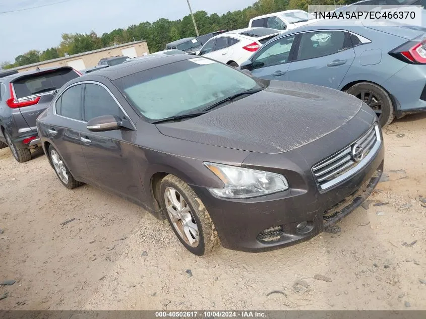 2014 Nissan Maxima 3.5 Sv VIN: 1N4AA5AP7EC466370 Lot: 40502617