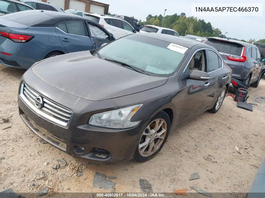 2014 Nissan Maxima 3.5 Sv VIN: 1N4AA5AP7EC466370 Lot: 40502617