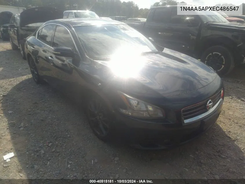 2014 Nissan Maxima 3.5 S VIN: 1N4AA5APXEC486547 Lot: 40515181