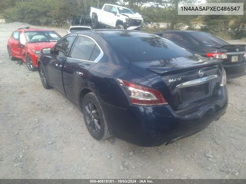 1N4AA5APXEC486547 2014 Nissan Maxima 3.5 S