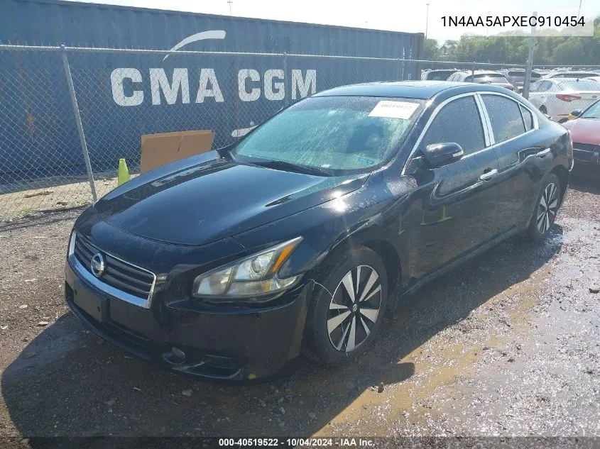 2014 Nissan Maxima 3.5 Sv VIN: 1N4AA5APXEC910454 Lot: 40519522