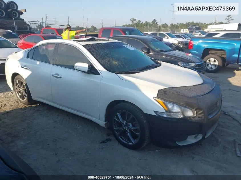 2014 Nissan Maxima S/Sv VIN: 1N4AA5APXEC479369 Lot: 40529751