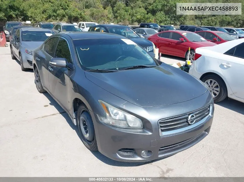 2014 Nissan Maxima 3.5 Sv VIN: 1N4AA5APXEC458893 Lot: 40532133