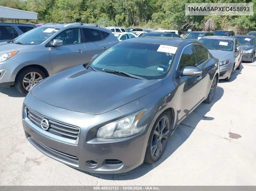 2014 Nissan Maxima 3.5 Sv VIN: 1N4AA5APXEC458893 Lot: 40532133