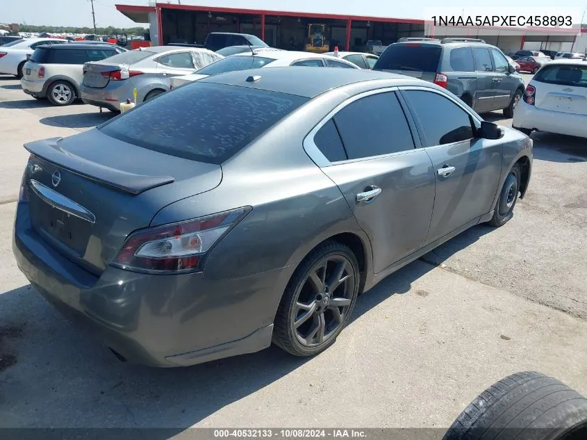 2014 Nissan Maxima 3.5 Sv VIN: 1N4AA5APXEC458893 Lot: 40532133