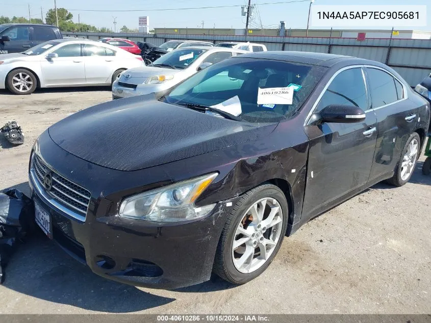 1N4AA5AP7EC905681 2014 Nissan Maxima 3.5 Sv