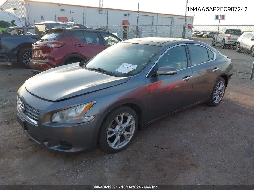 2014 Nissan Maxima 3.5 Sv VIN: 1N4AA5AP2EC907242 Lot: 40612591