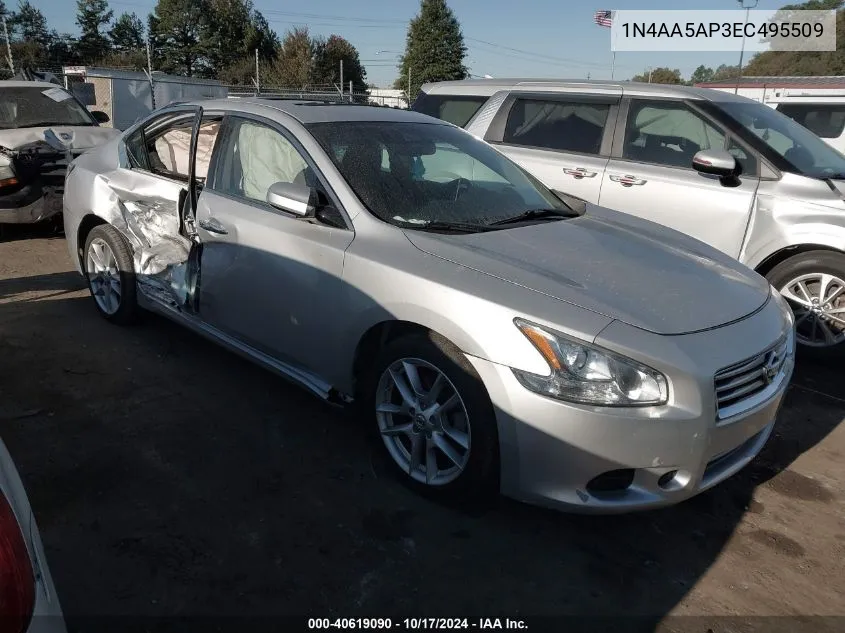 2014 Nissan Maxima S/Sv VIN: 1N4AA5AP3EC495509 Lot: 40619090