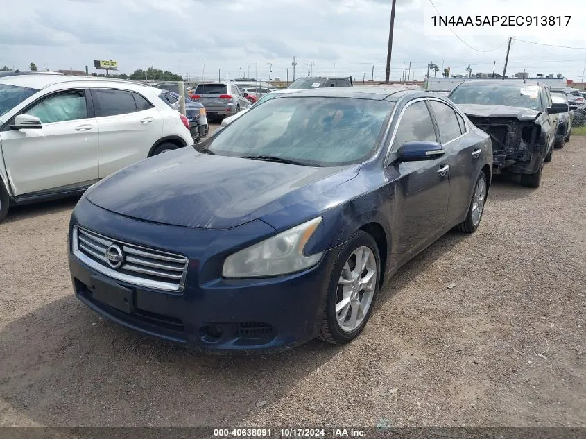 2014 Nissan Maxima 3.5 Sv VIN: 1N4AA5AP2EC913817 Lot: 40638091