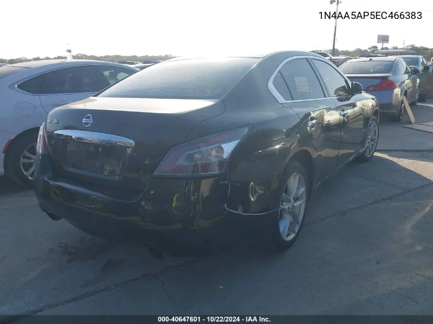 2014 Nissan Maxima 3.5 S/3.5 Sv VIN: 1N4AA5AP5EC466383 Lot: 40647601