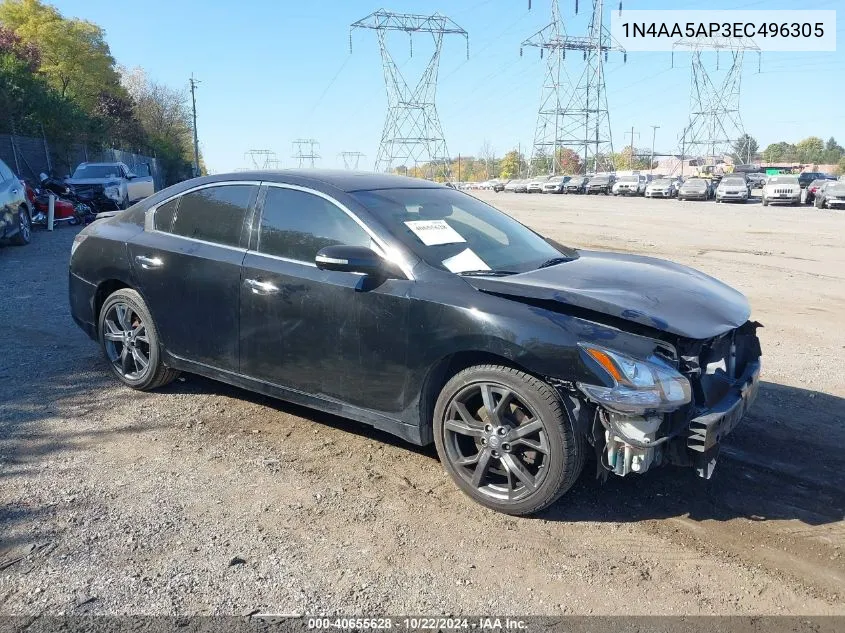 2014 Nissan Maxima 3.5 Sv VIN: 1N4AA5AP3EC496305 Lot: 40655628