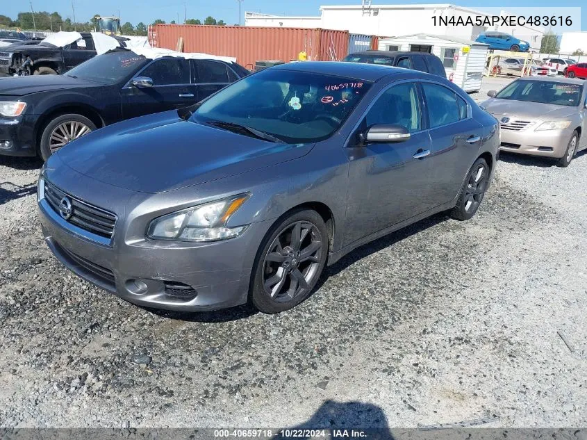 2014 Nissan Maxima 3.5 Sv VIN: 1N4AA5APXEC483616 Lot: 40659718