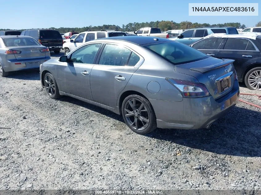 2014 Nissan Maxima 3.5 Sv VIN: 1N4AA5APXEC483616 Lot: 40659718