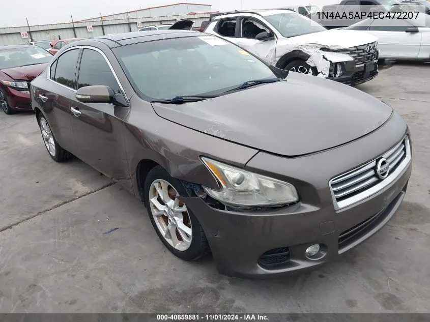 2014 Nissan Maxima 3.5 Sv VIN: 1N4AA5AP4EC472207 Lot: 40659881