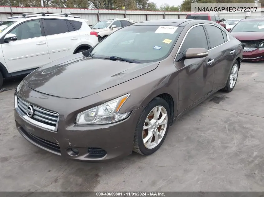 2014 Nissan Maxima 3.5 Sv VIN: 1N4AA5AP4EC472207 Lot: 40659881