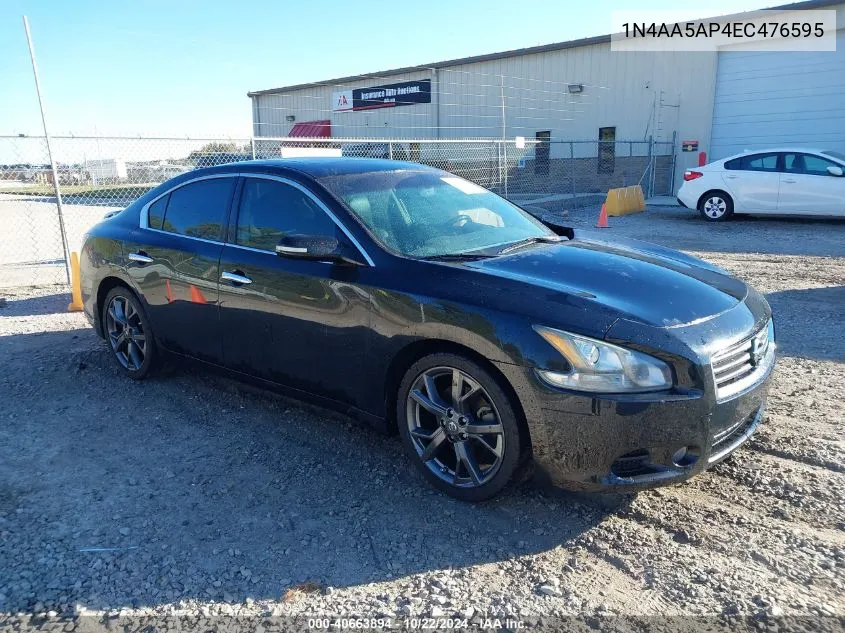 2014 Nissan Maxima 3.5 Sv VIN: 1N4AA5AP4EC476595 Lot: 40663894